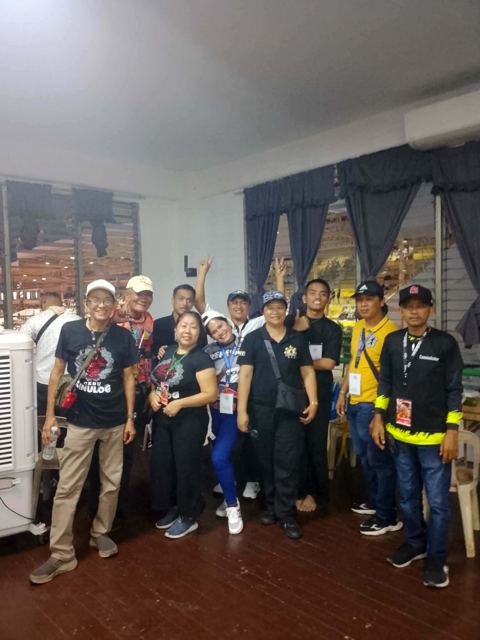 Team at the command post